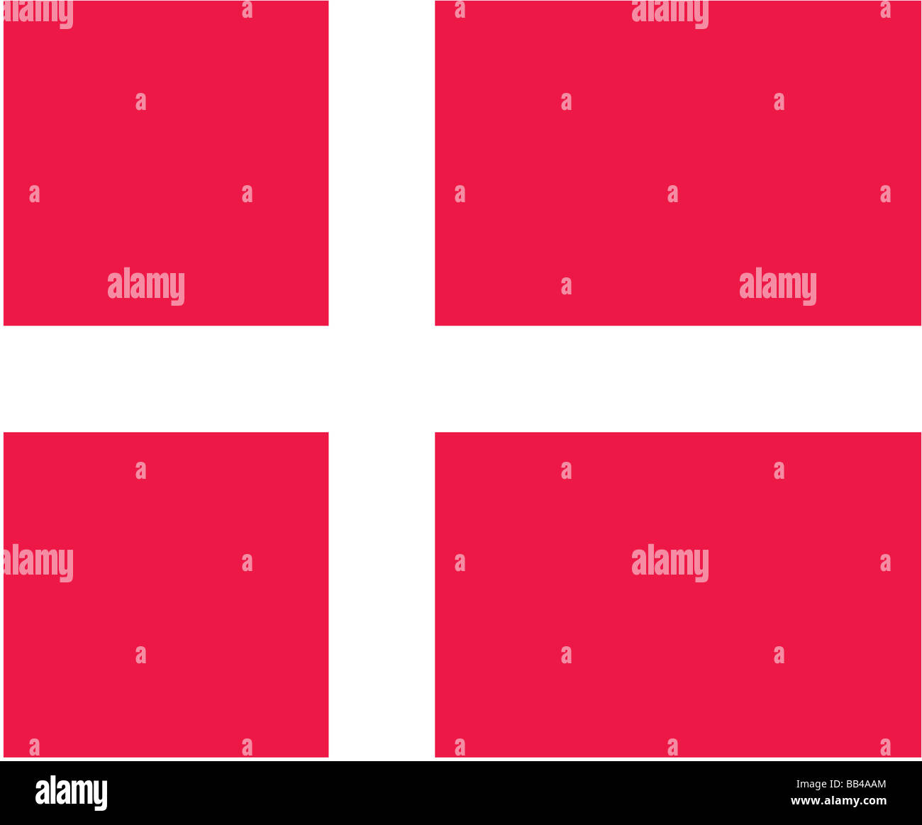 flag of Denmark Stock Photo