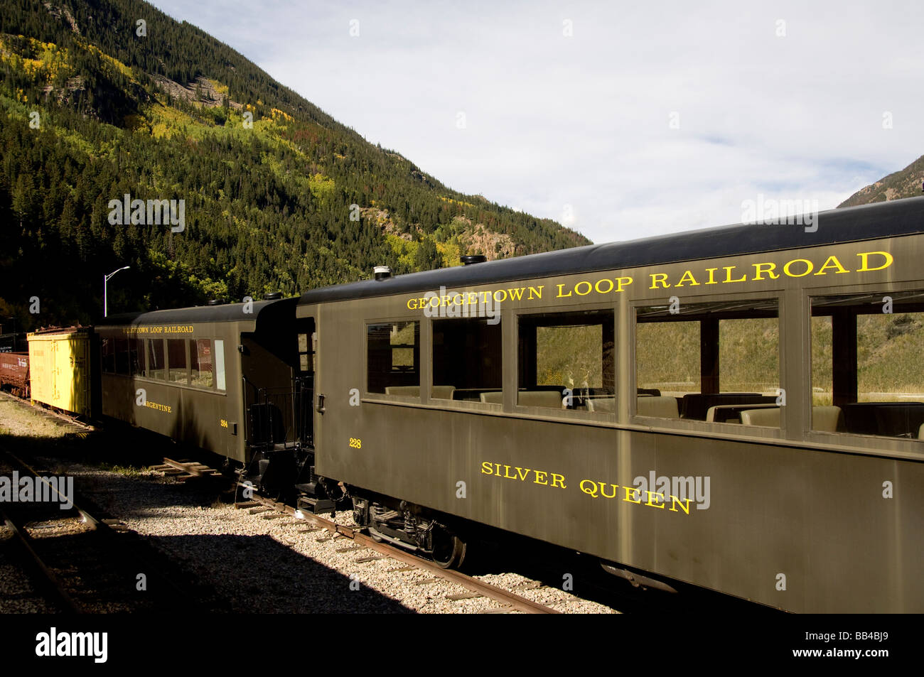 Colorado, Silver Plume station. Loop Railroad from Silver