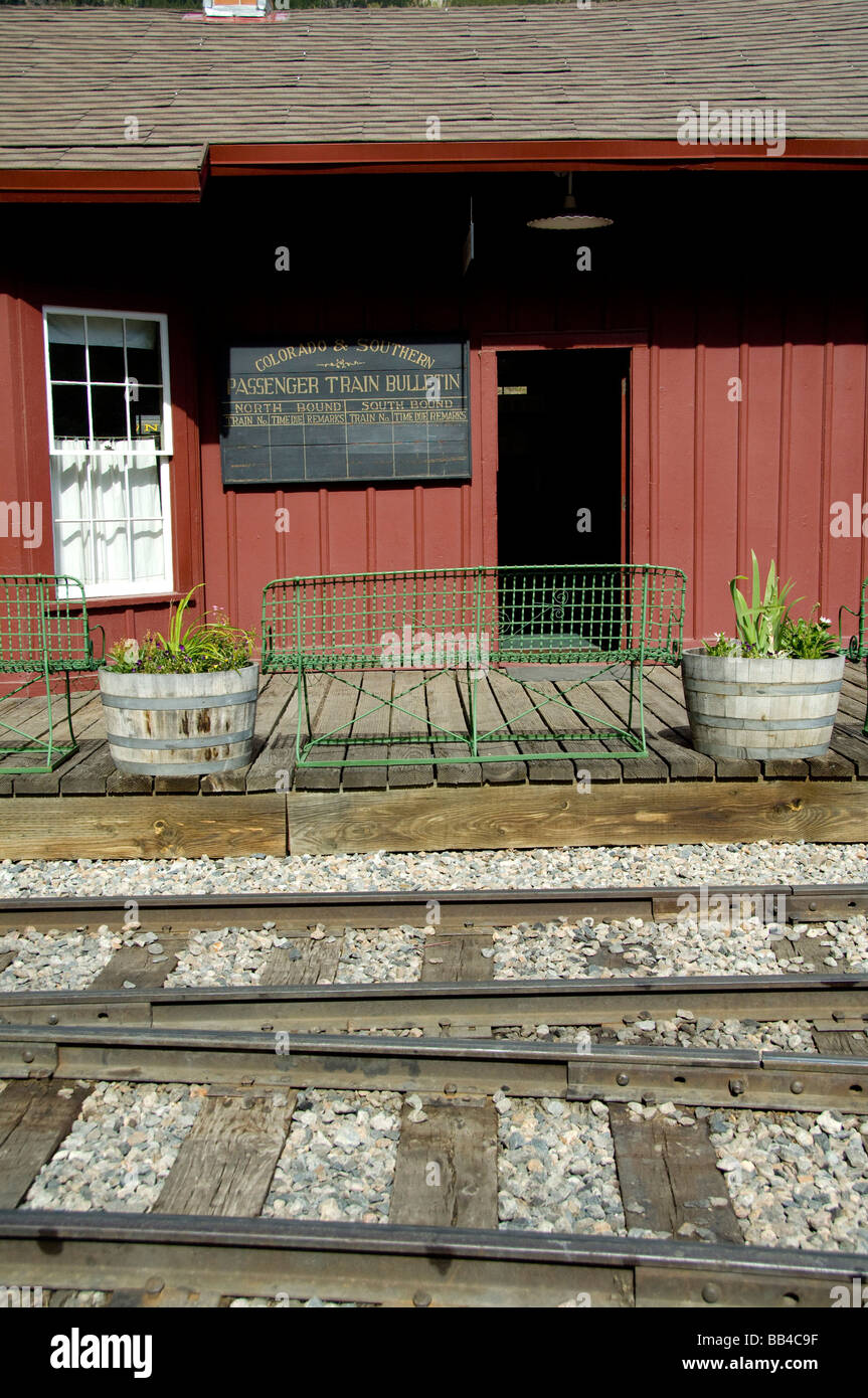 Colorado, Silver Plume station. Loop Railroad from Silver