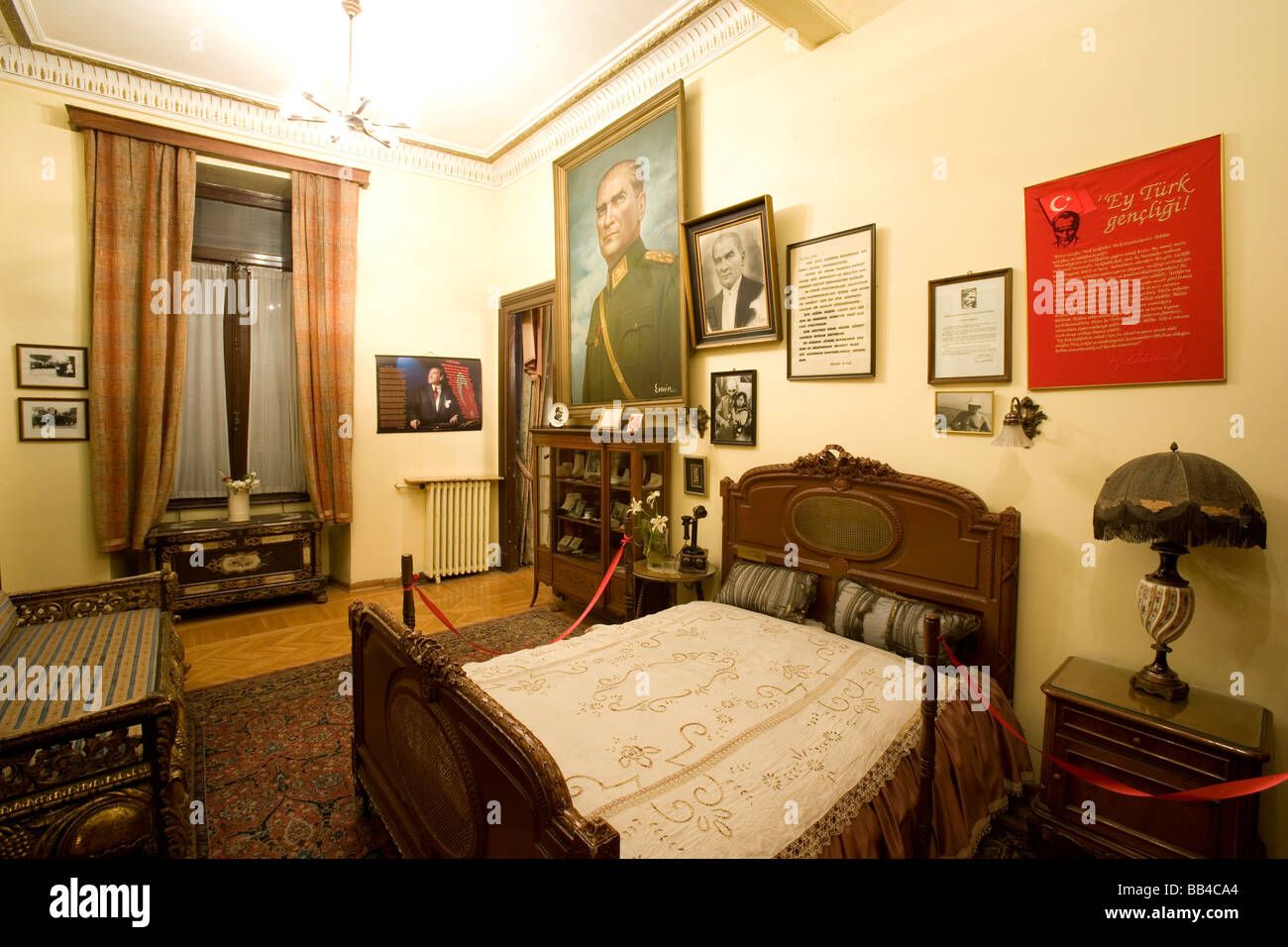 Pera Palas hotel, Istanbul, Turkey. Ataturk's room Stock Photo