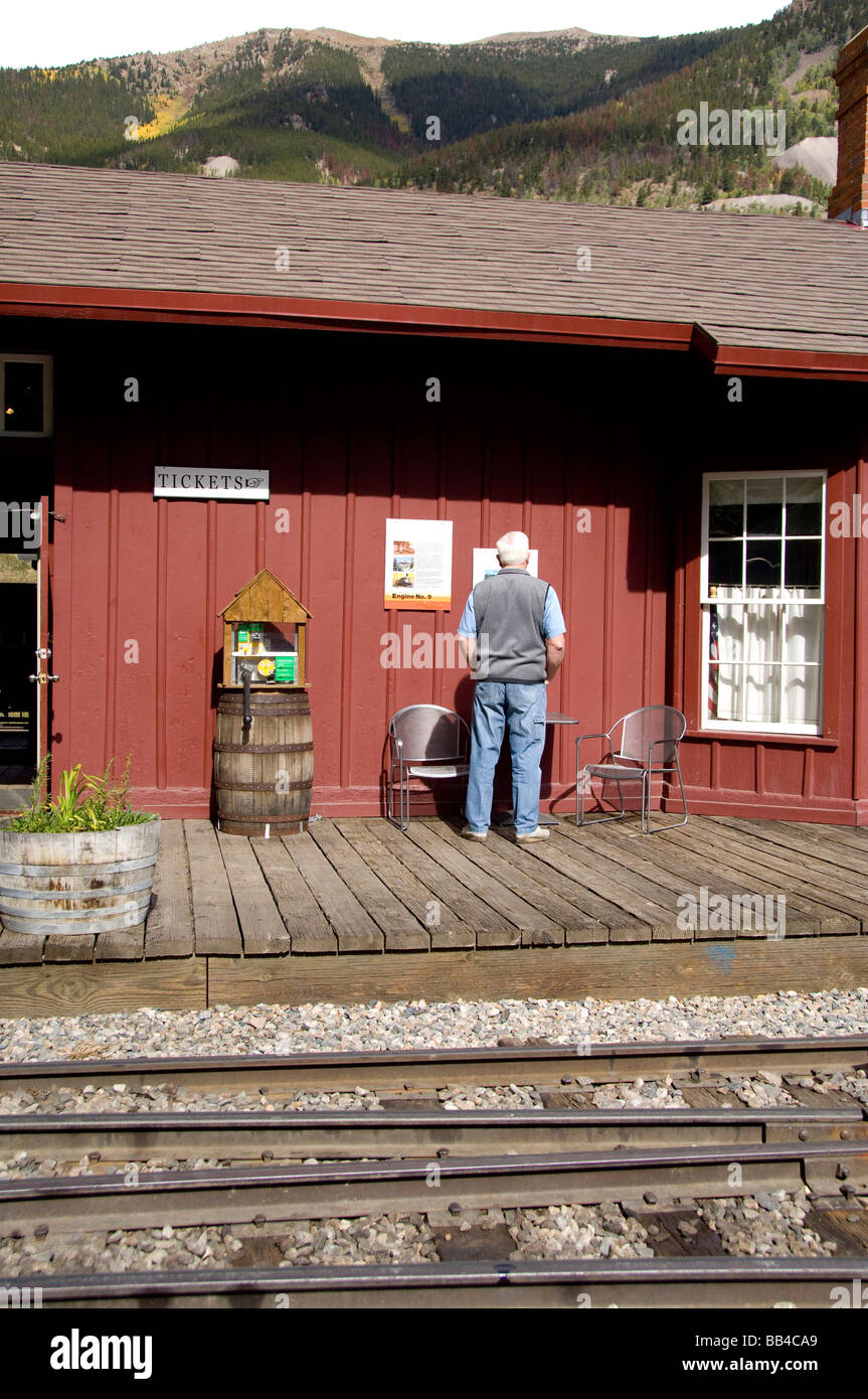 Colorado, Silver Plume station. Loop Railroad from Silver Plume to