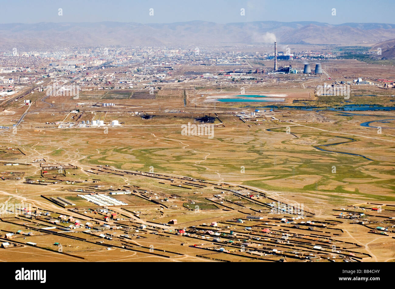 Aerial Ulaanbaatar, Mongolia Stock Photo - Alamy