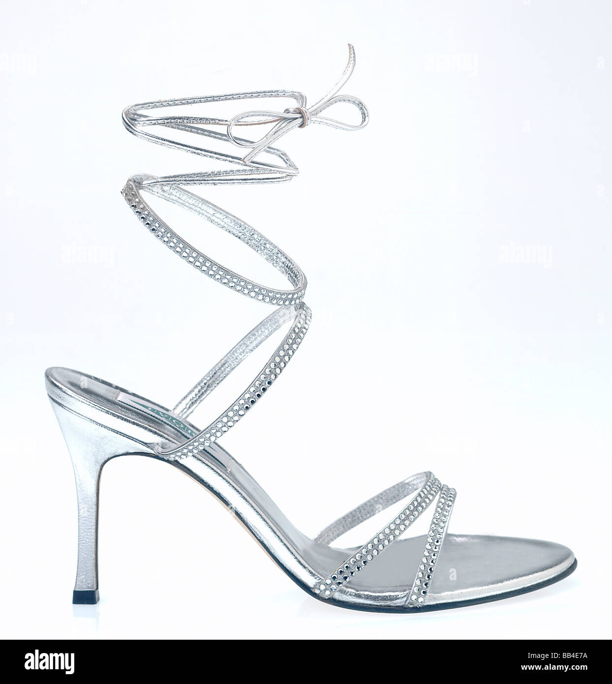 Ladies fashion shoe on white background Stock Photo - Alamy