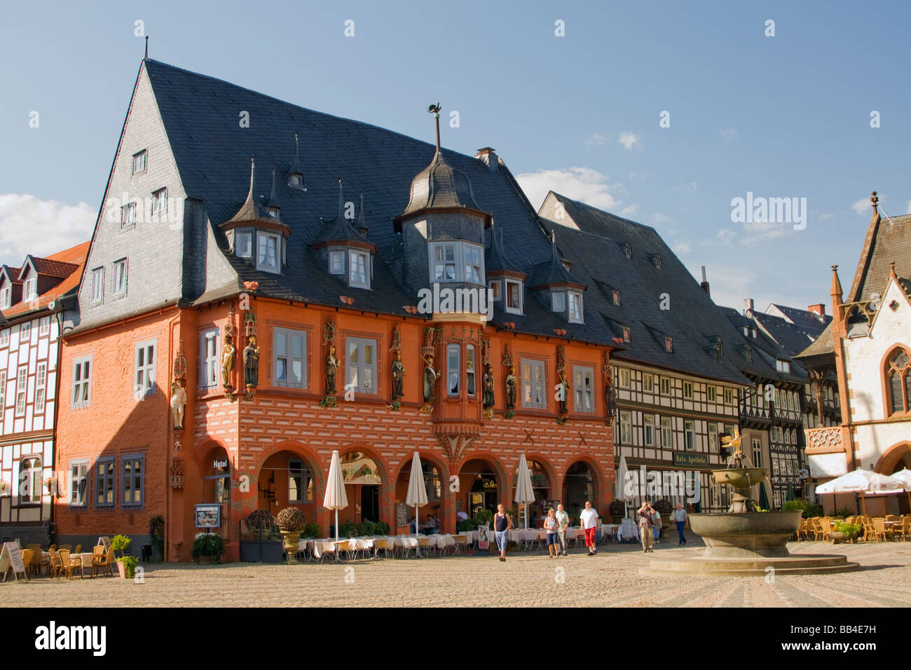 Kaiserworth, Historic building at the market place, Goslar, Germany Stock Photo
