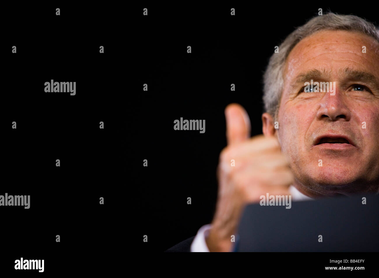 President Bush attends a New Jersey Republican fundraiser Stock Photo