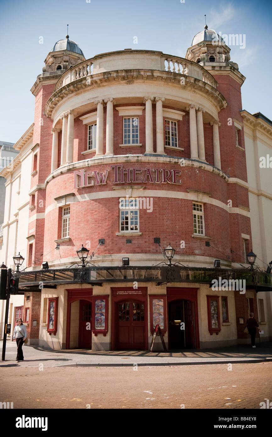 Exterior The New Theatre Cardiff City centre Wales UK Stock Photo Alamy