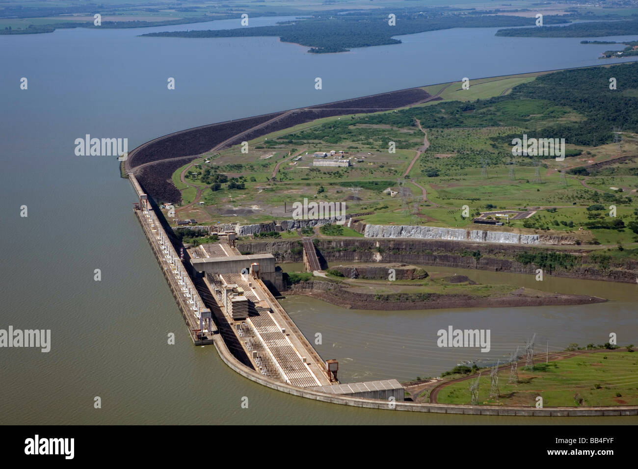 Itaipu Dam, Brazil Stock Photo - Alamy