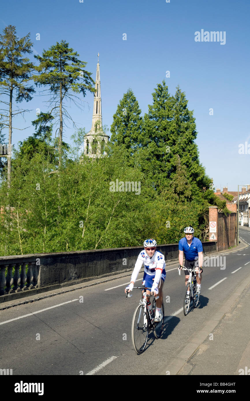 Two cyclists crossing bike hi-res stock photography and images - Alamy