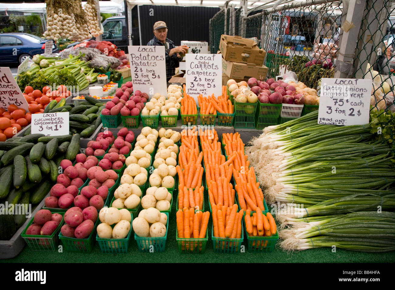 Ottawa vegetable market Stock Photo Alamy