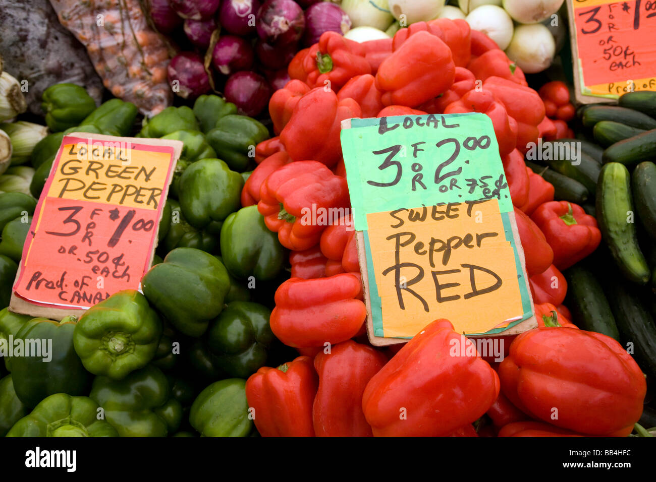 Ottawa vegetable market Stock Photo Alamy
