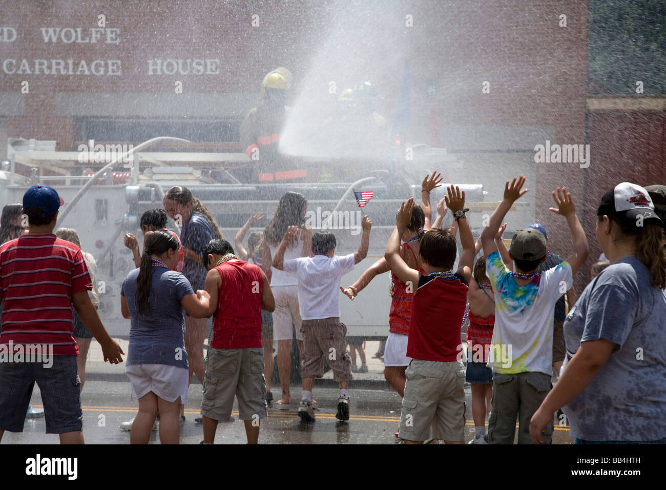 July 4th parade in Silverton Stock Photo Alamy