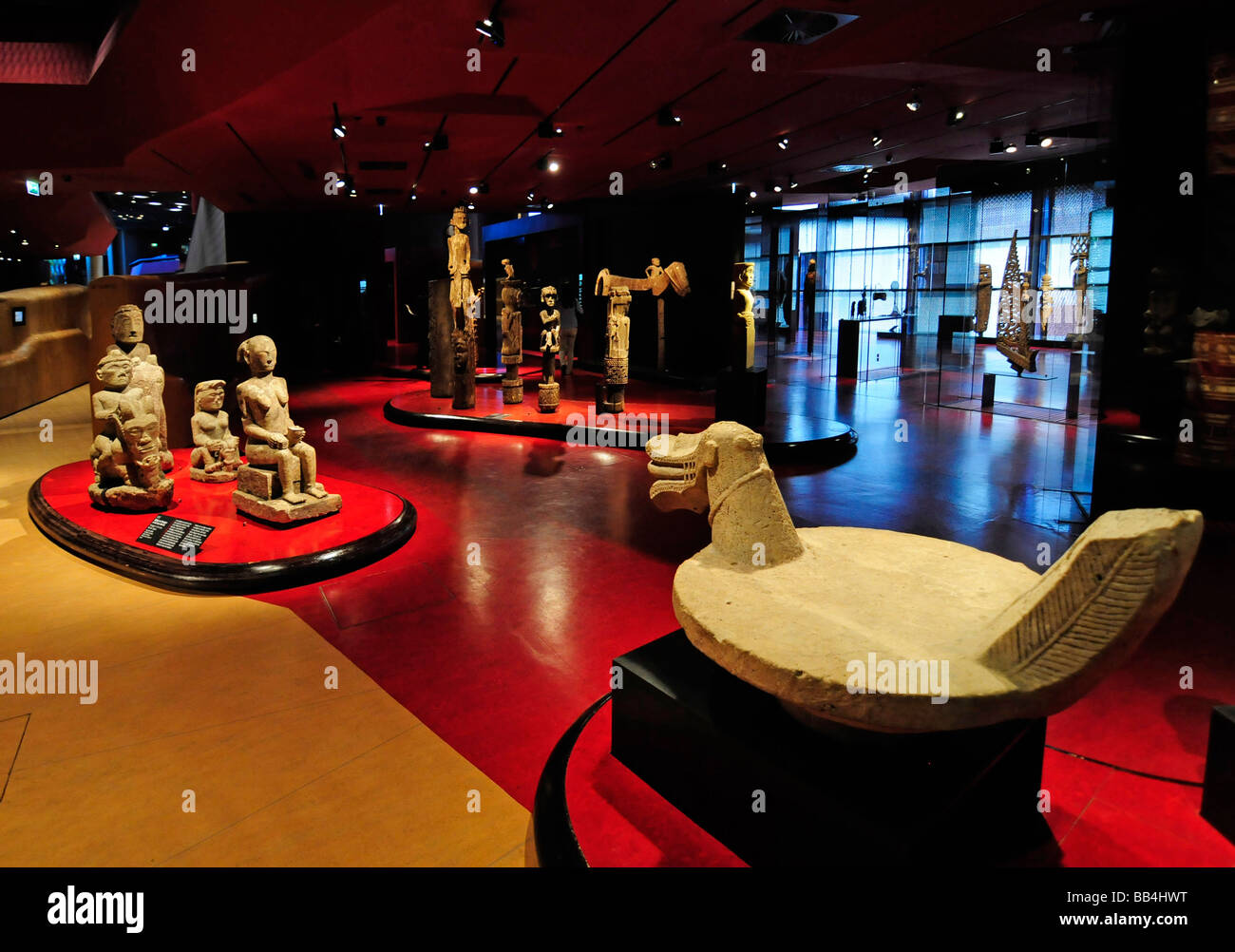 Inside the Quai Branly Museum (MQB) a new museum dedicated to arts from  indigenous civilisations; located in Paris, France Stock Photo - Alamy