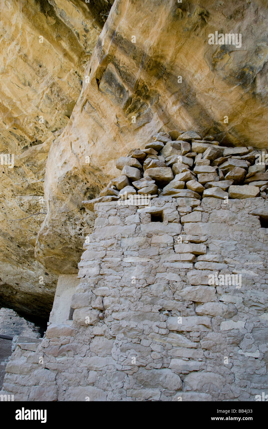 Colorado, Mesa Verde National Park. Spruce Tree House ruins Stock Photo ...