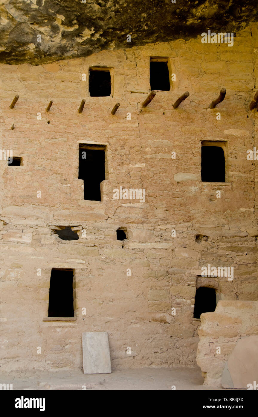 Colorado, Mesa Verde National Park. Spruce Tree House ruins Stock Photo ...