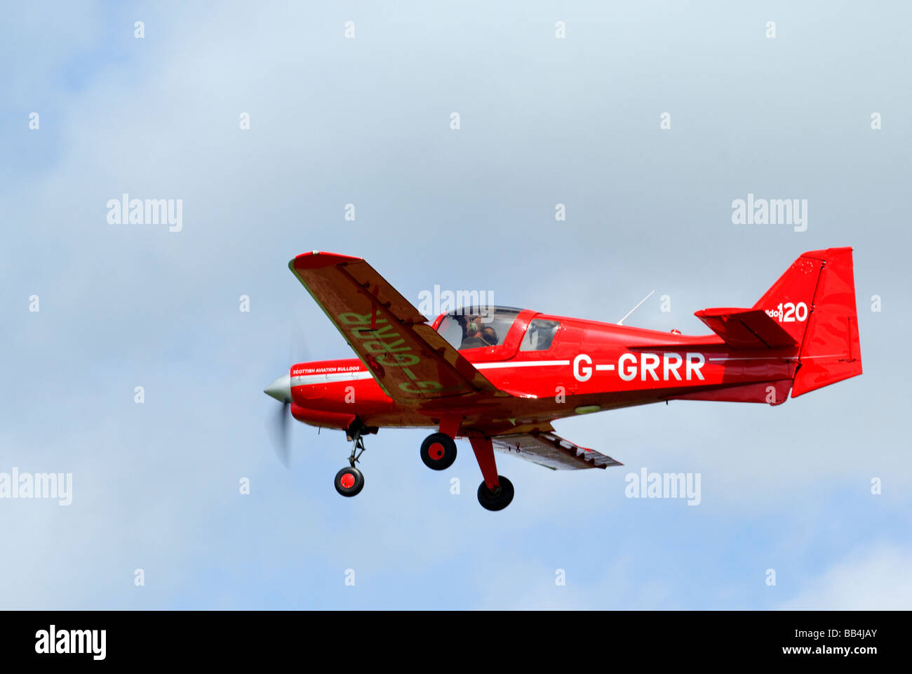 British Bulldog aircraft Stock Photo