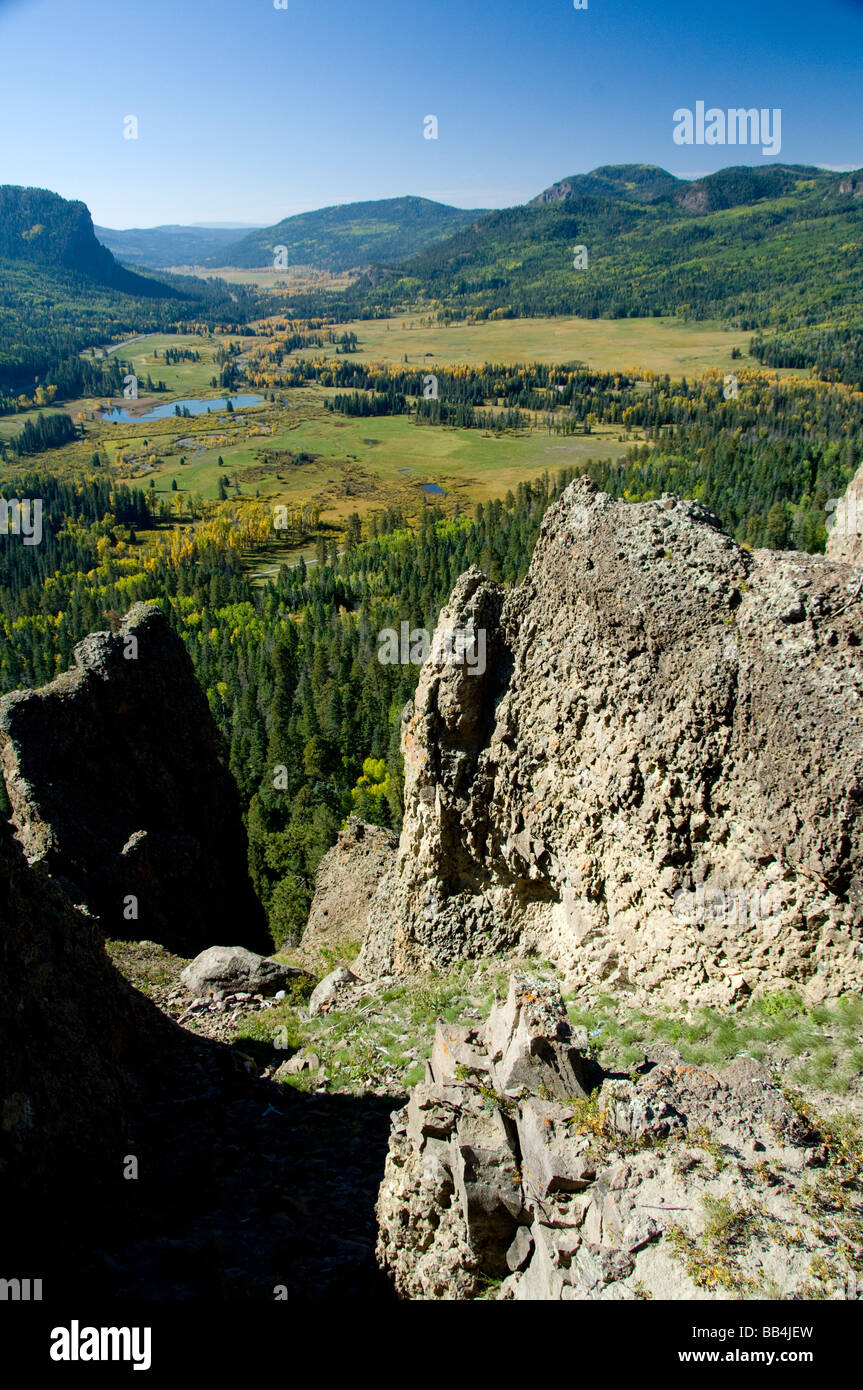 Colorado, Roadside views between Pagosa (healing waters) Springs & Wolf