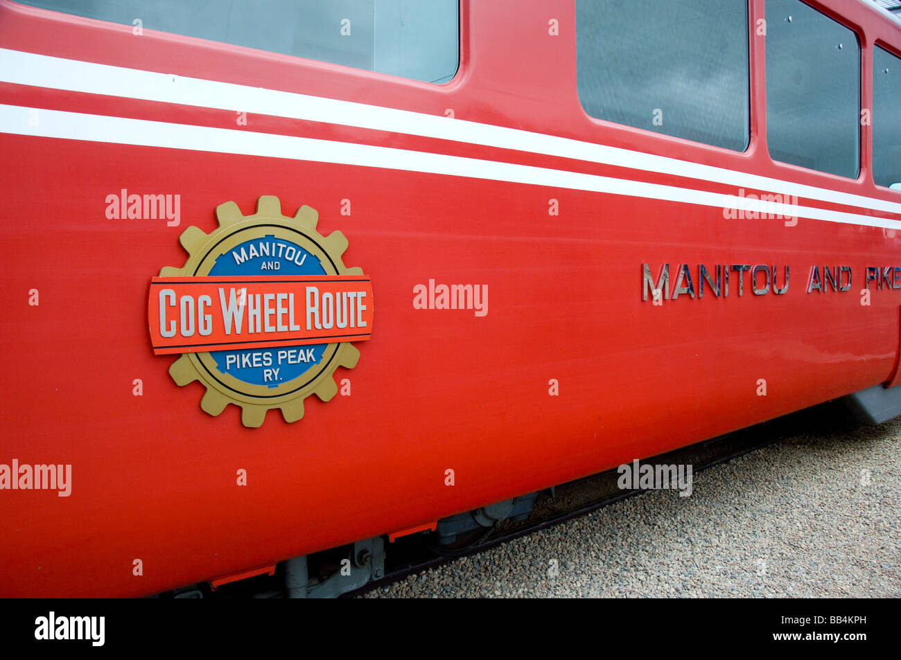 Colorado, Colorado Springs. Pikes Peak Cog Railway. Property released ...