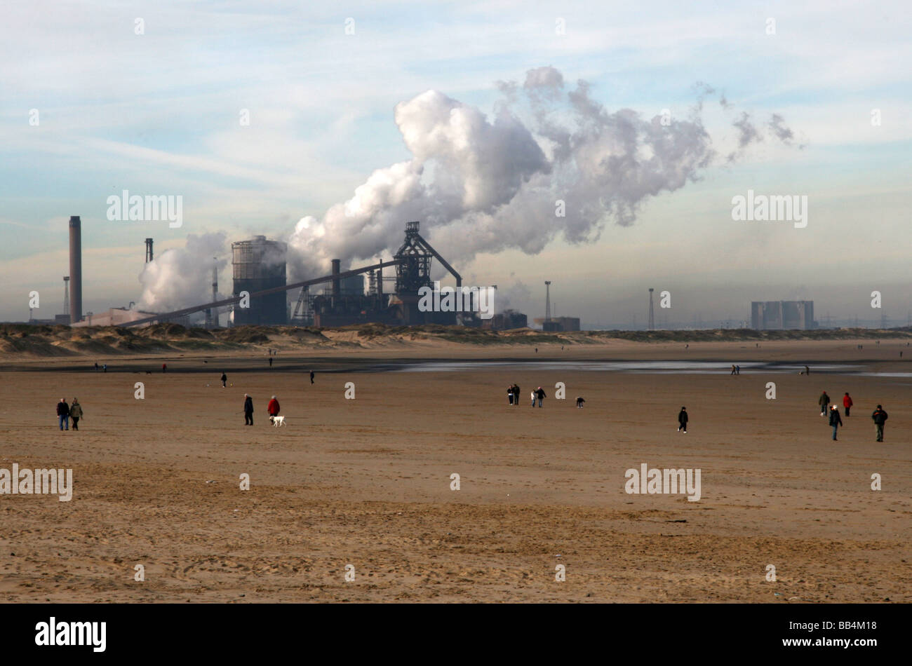 Corus Redcar Blast Furnace, Teesside. Stock Photo