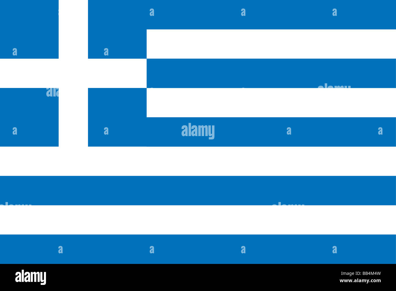 flag of Greece Stock Photo