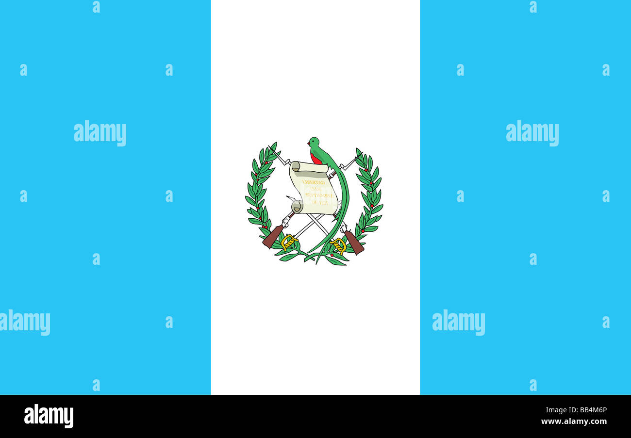 flag of Guatemala Stock Photo