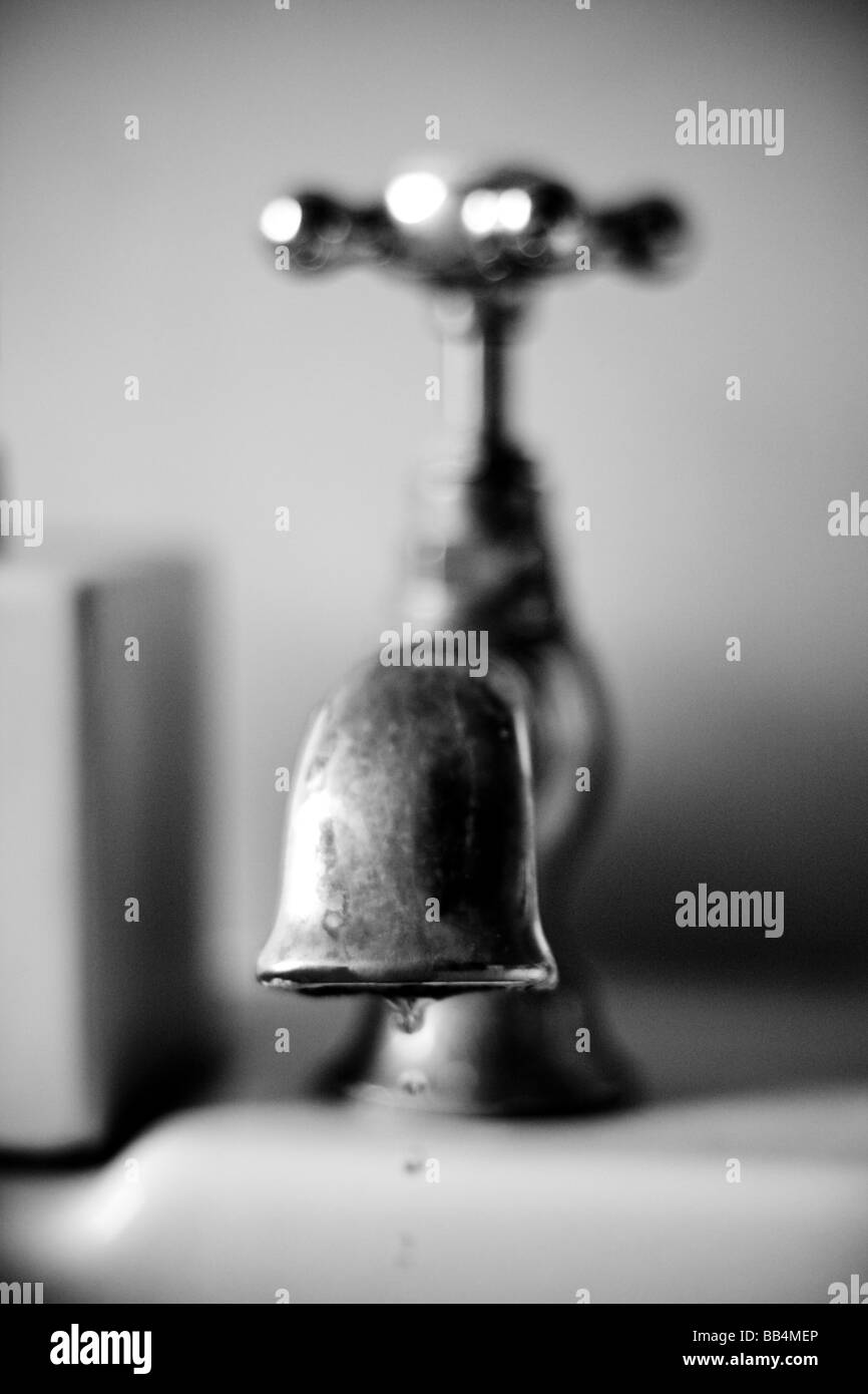 Dripping Bathroom Tap Stock Photo Alamy