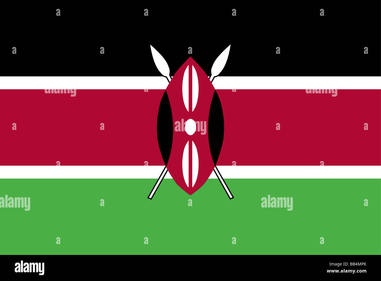 Kenya flag hires stock photography and images Alamy
