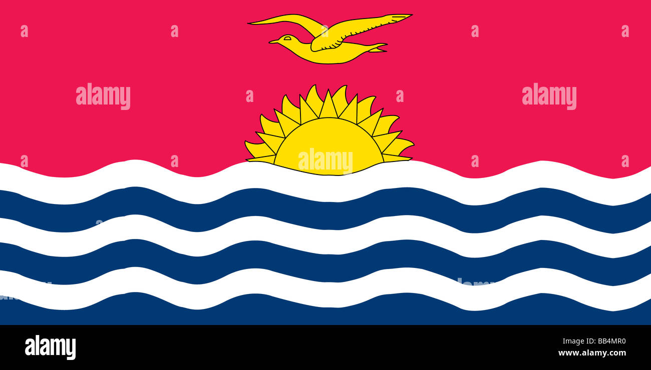 flag of Kiribati Stock Photo Alamy