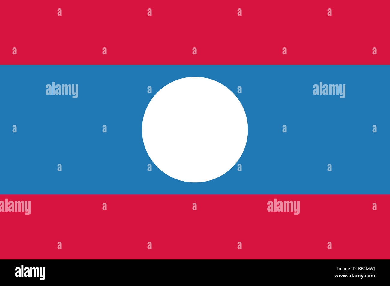 flag of Laos Stock Photo Alamy