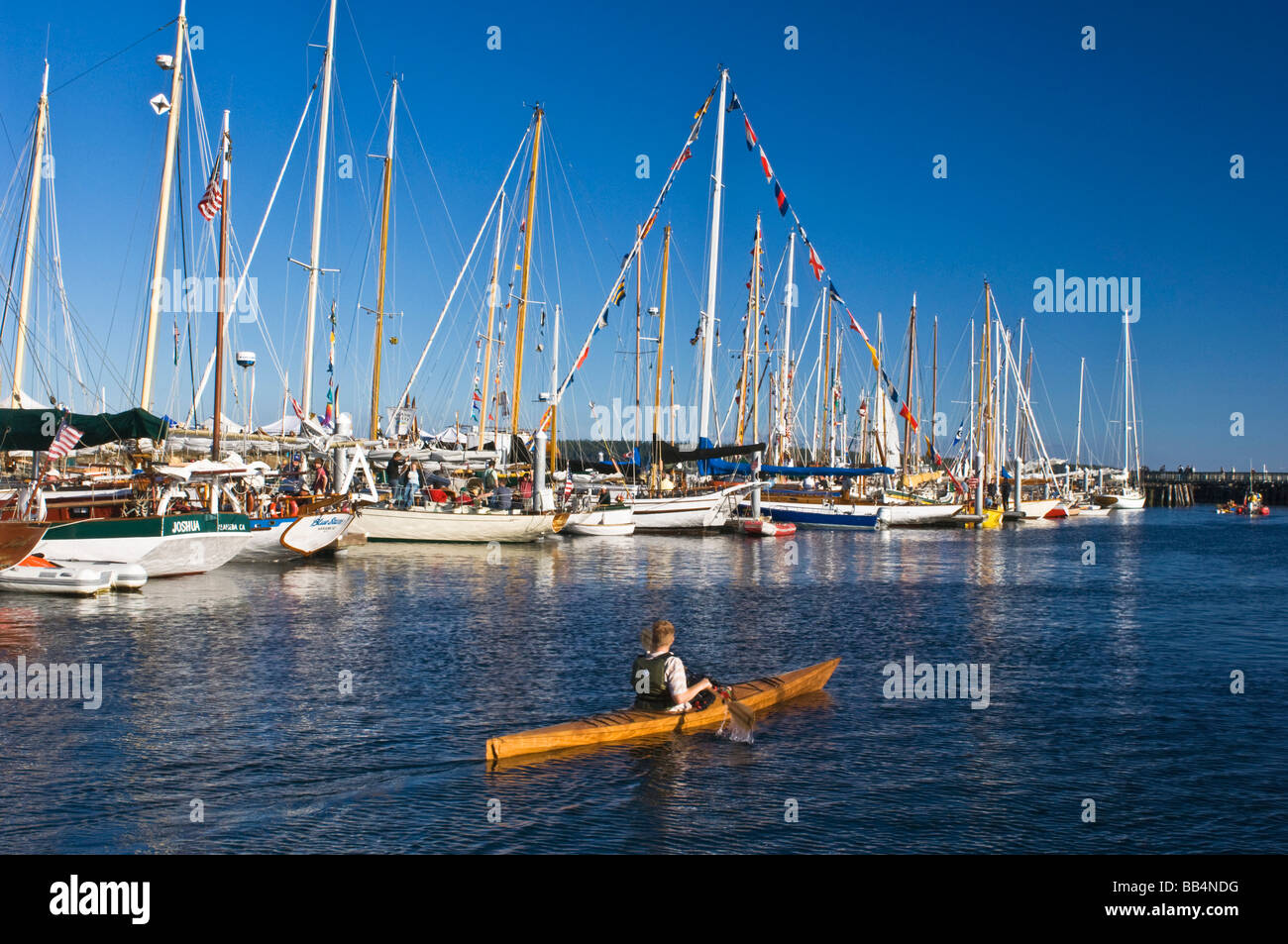 USA, WA, Port Townsend, Wooden Boat Festival Stock Photo Alamy