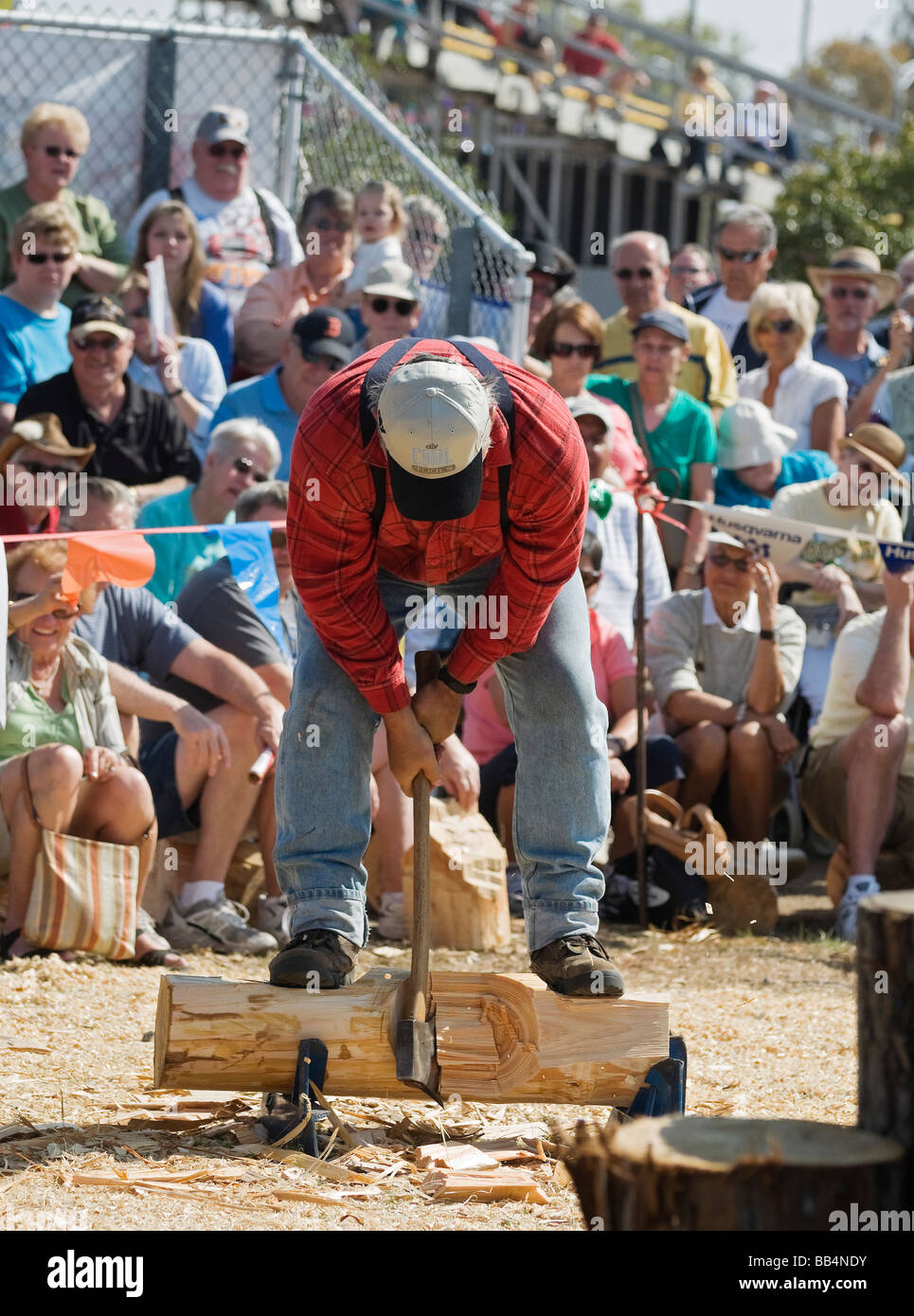 Wood chopping competition hires stock photography and images Alamy
