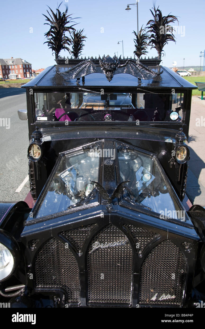 Victorian hearse for show at Whitby Goth Weekend April 2009 very gothic ...