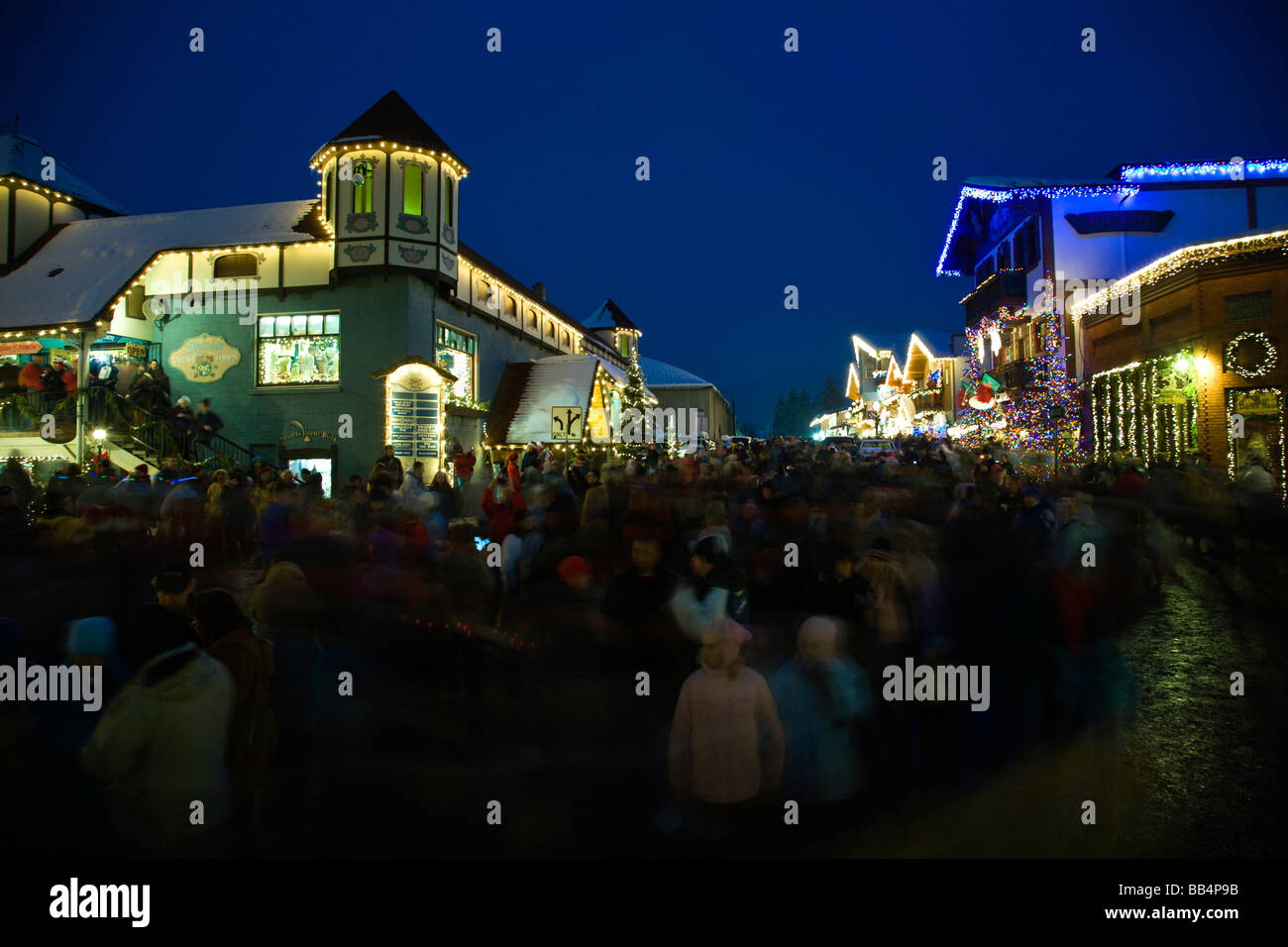 Christmas Lighting Festival, Leavenworth, Bavarian Alpine Village