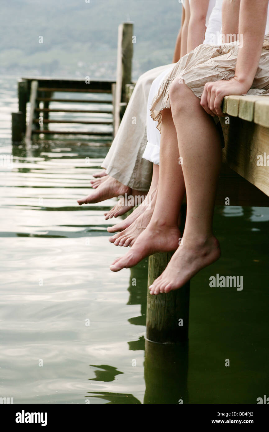 Women legs dangling hires stock photography and images Alamy