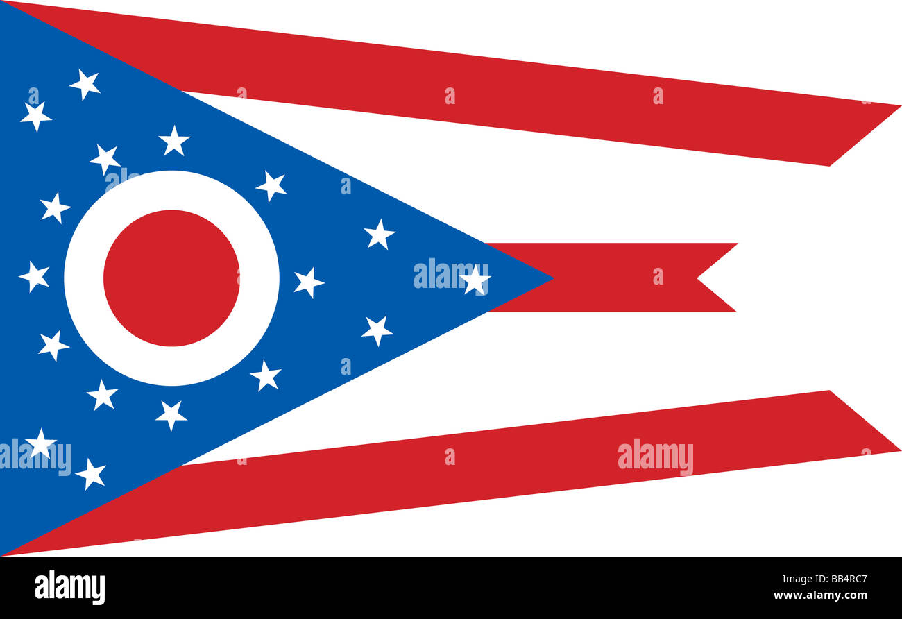 Ohio state flag Stock Photo Alamy