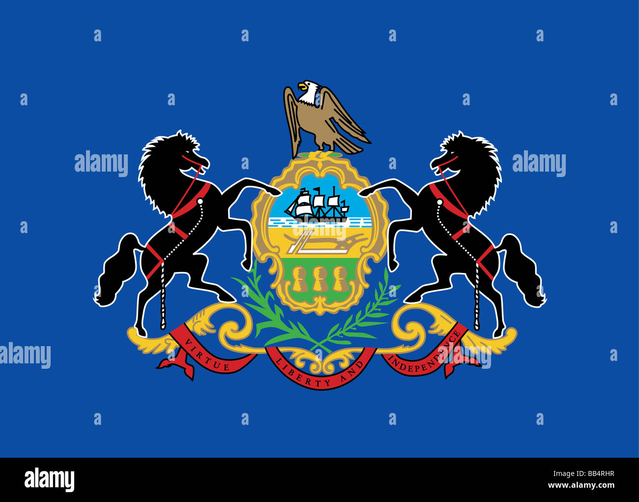 State flag of pennsylvania