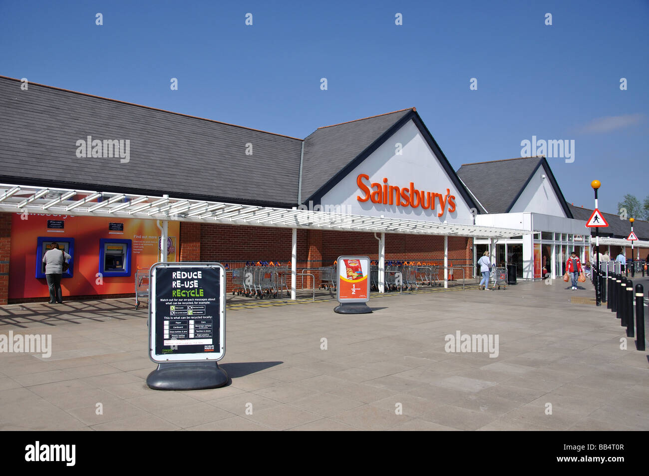 Sainsbury's Supermarket, Highgrounds Road, Rhodesia, Worksop, Nottinghamshire, England, United Kingdom Stock Photo
