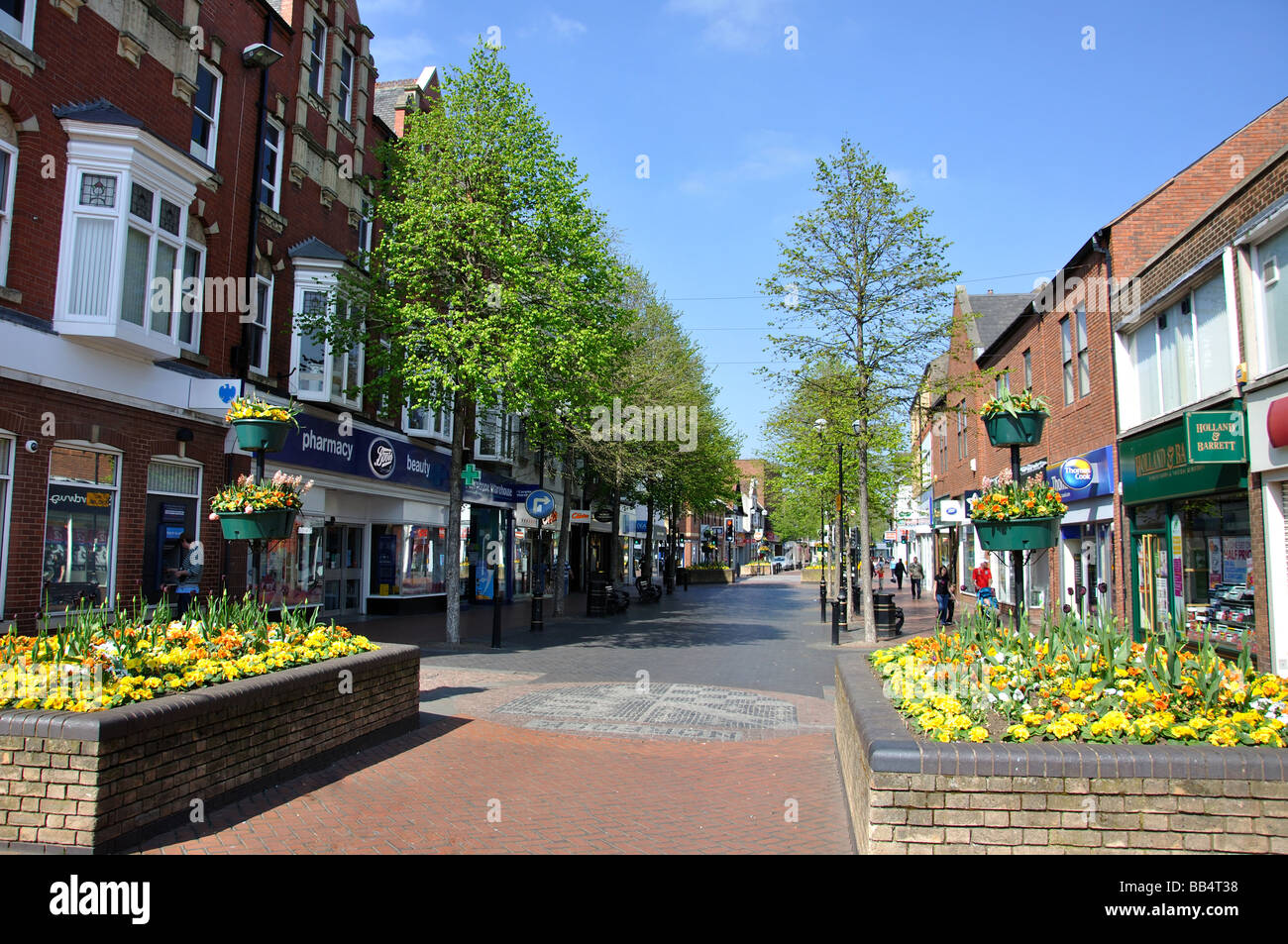Bridge Street, Worksop, Nottinghamshire, England, United Kingdom Stock ...