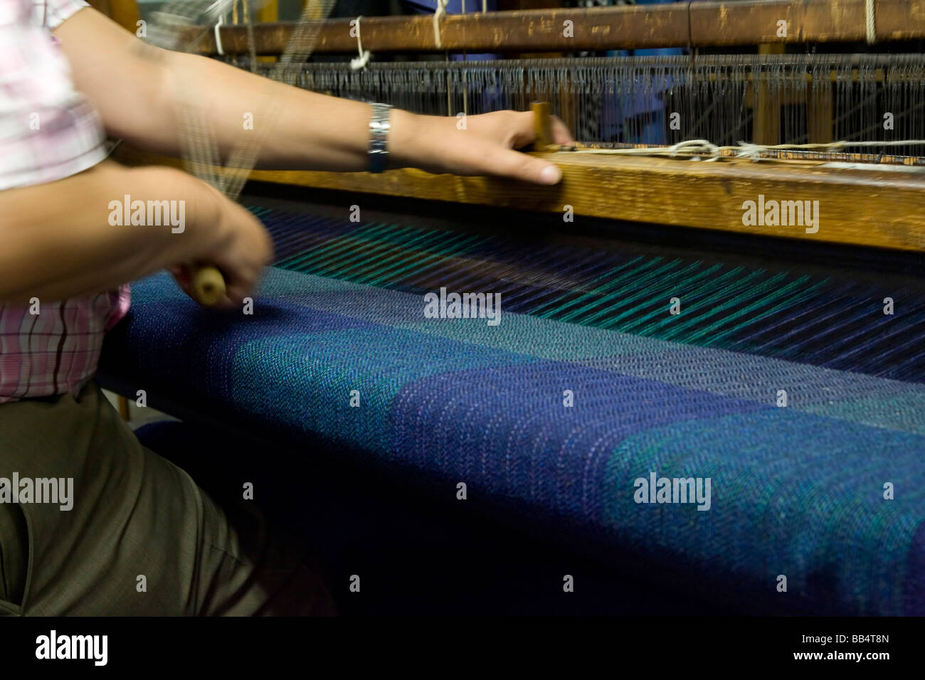 Irish wool cloth weaver hires stock photography and images Alamy