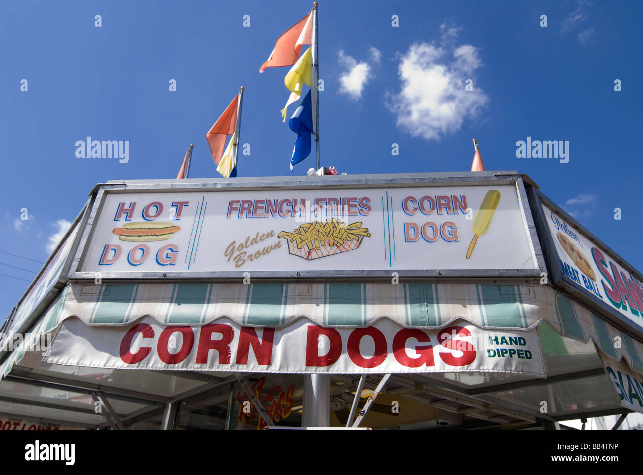 Florida Strawberry Festival Plant City Florida food concession stand