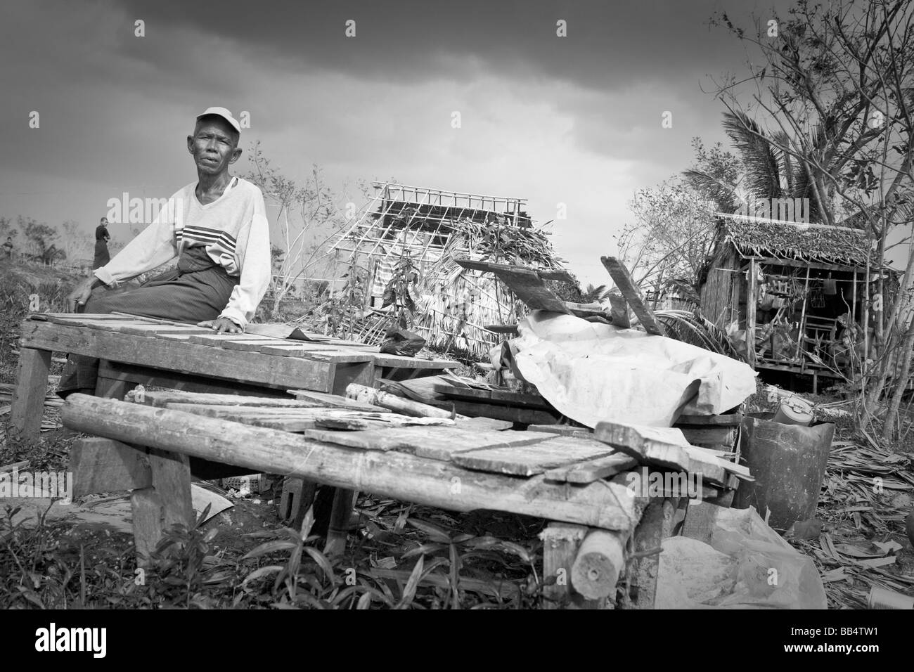 cyclone nargis Burma, Myanmar Stock Photo