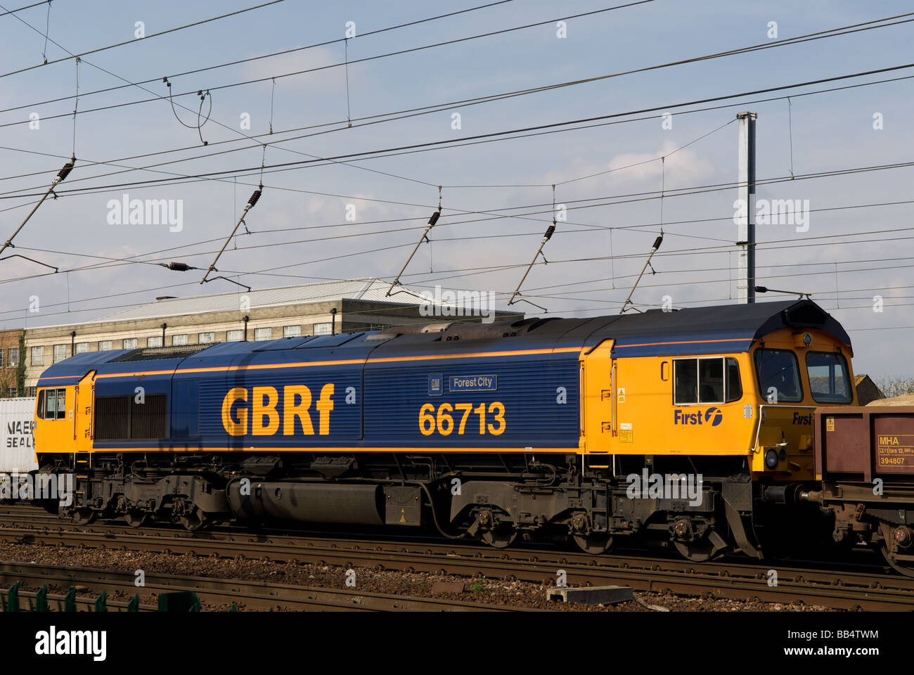 First class 66 diesel Ipswich, Suffolk, UK Stock Photo Alamy
