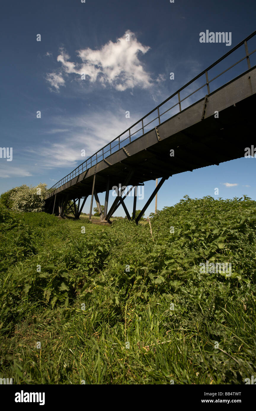 Thomas Telford's Cast Iron Aqueduct carrying the Shropshire Union Canal over the River Tern