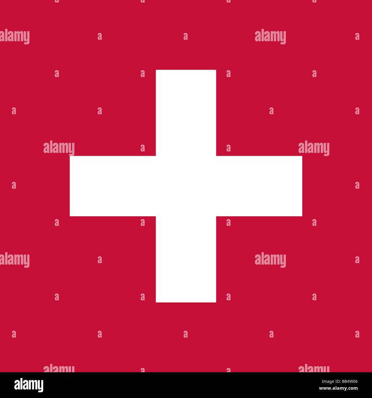 flag of Switzerland Stock Photo