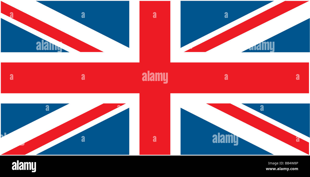 flag of the United Kingdom Stock Photo