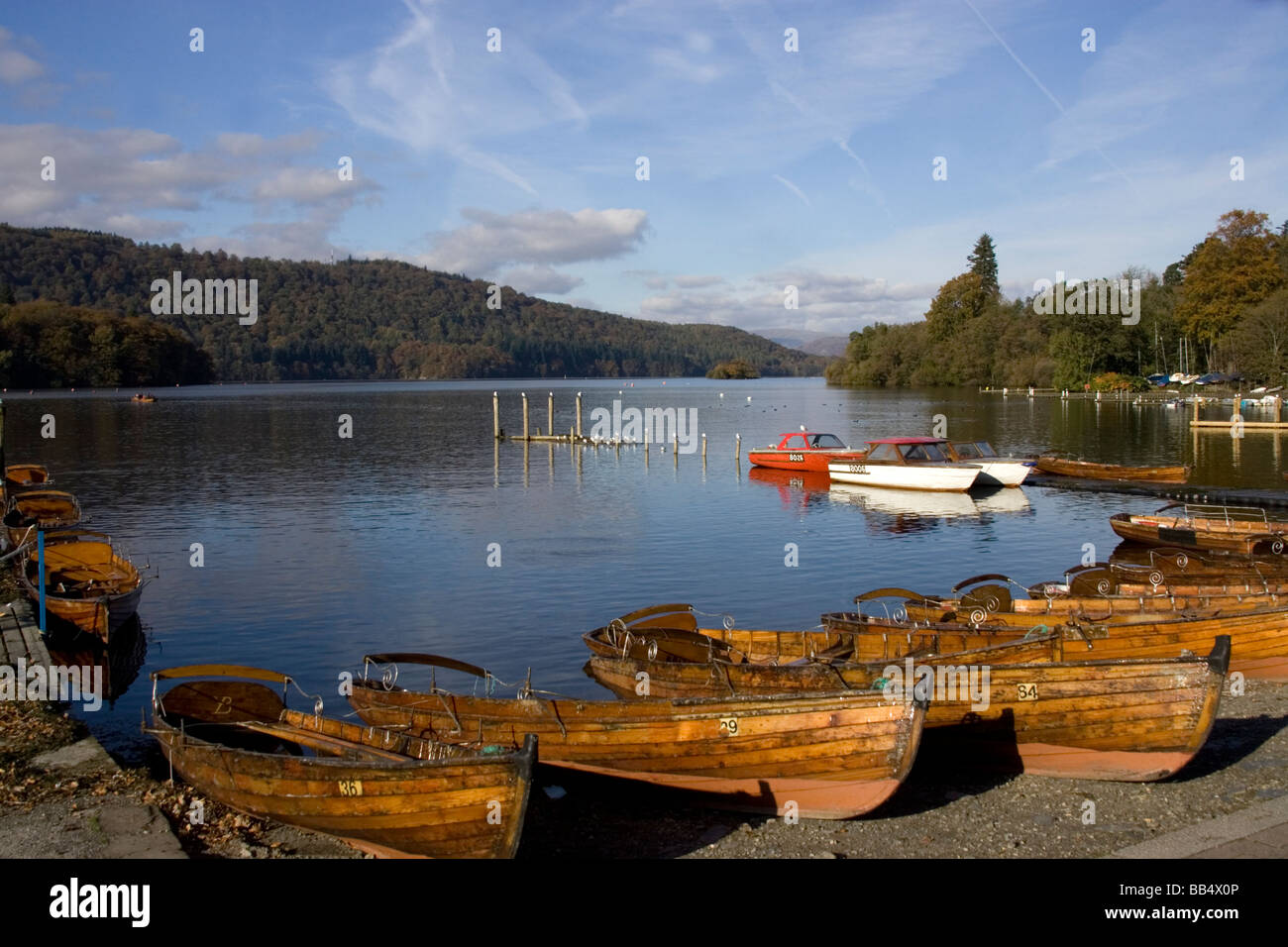 Lake Windermere at Bowness late summer Stock Photo - Alamy