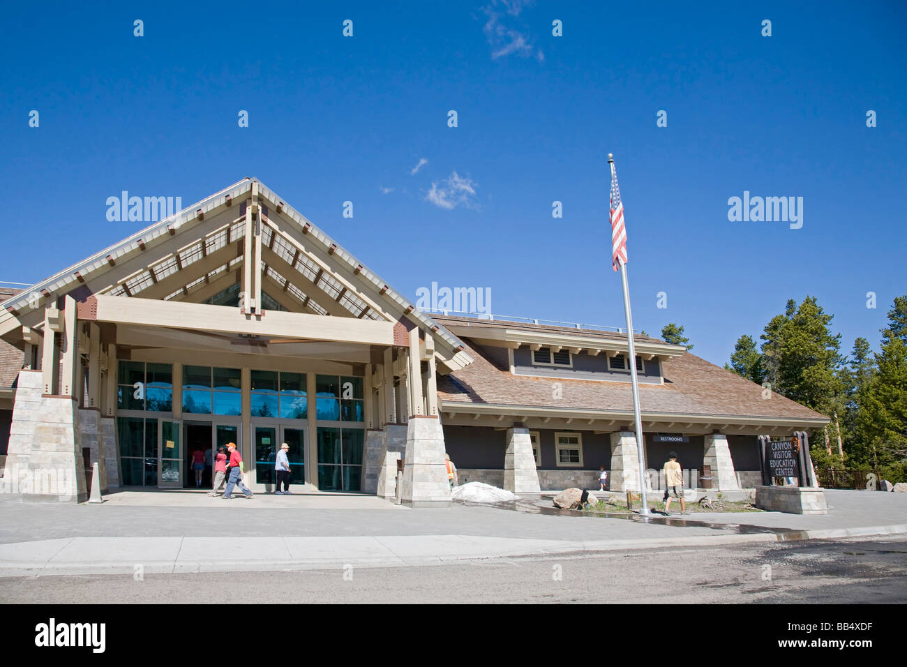 WY, Yellowstone National Park, Canyon Visitor Education Center, at