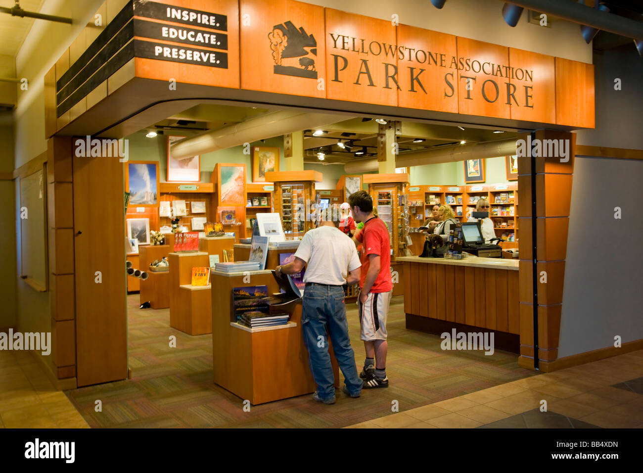 WY, Yellowstone National Park, Canyon Visitor Education Center, at