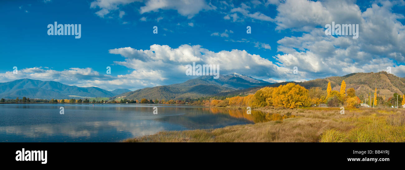 Autumn in Mount Beauty Stock Photo