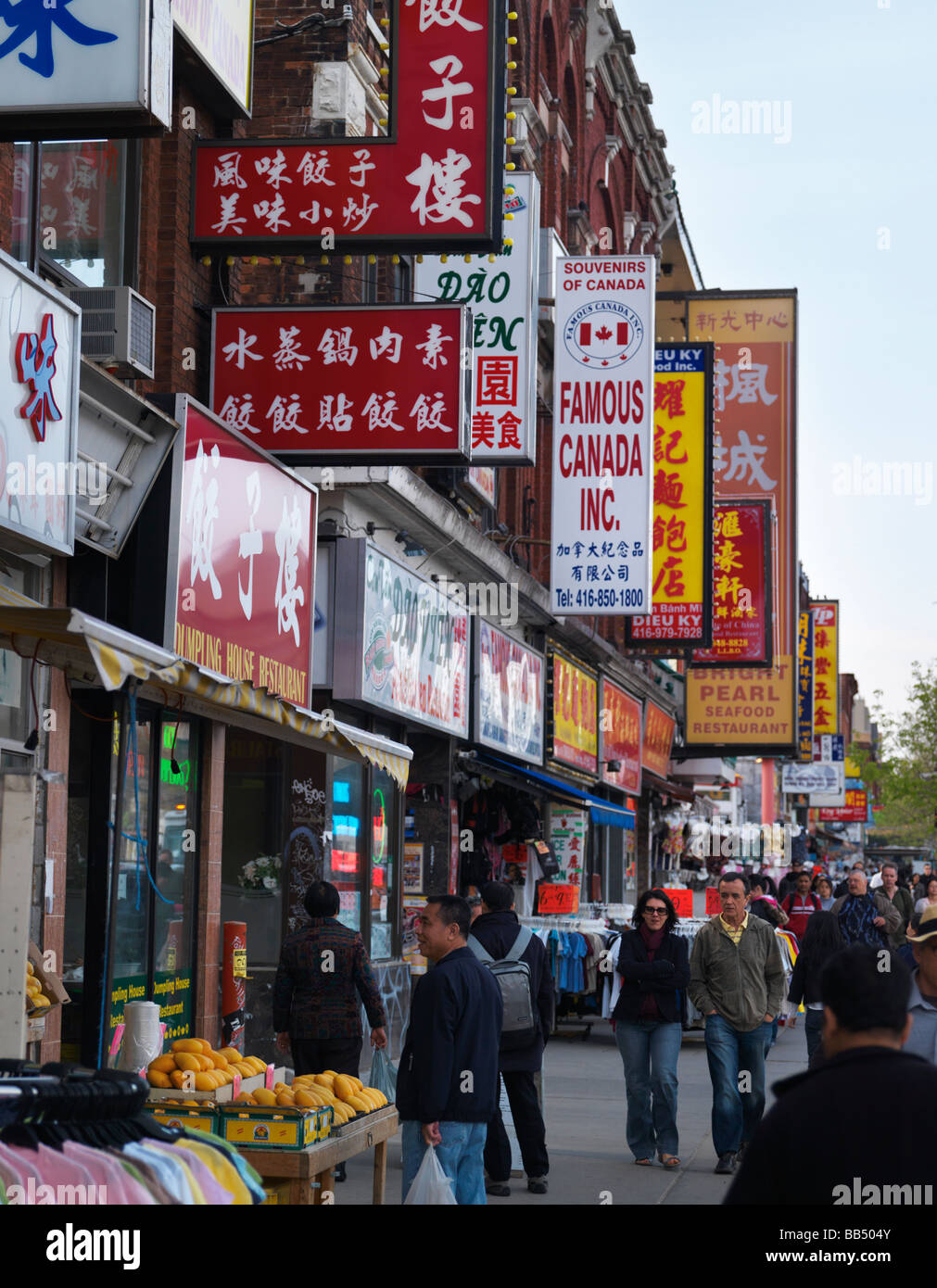 China Town in Toronto Stock Photo Alamy