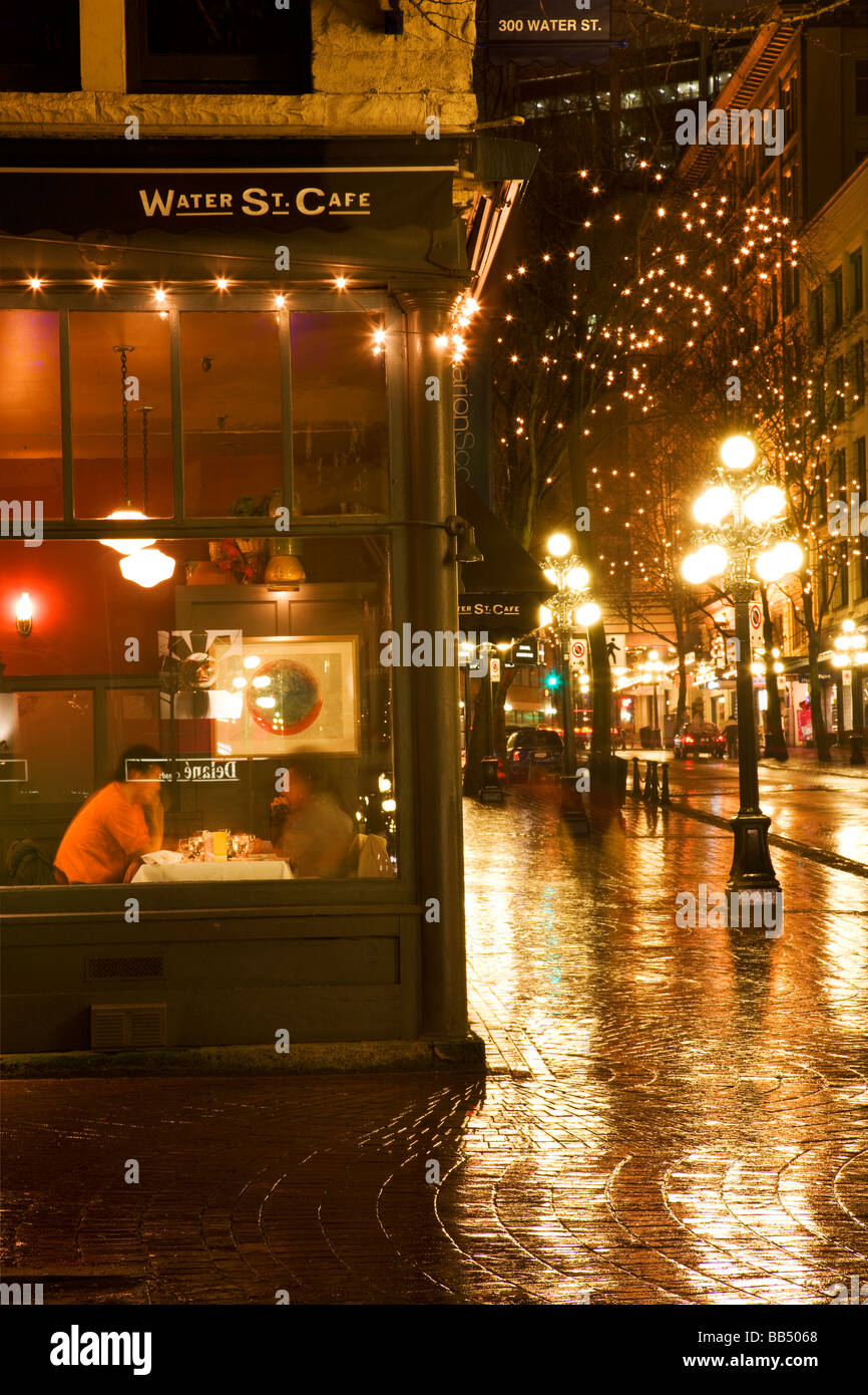 Gastown area in the host city of the 2010 Winter Olympics Vancouver British Columbia Canada Stock Photo